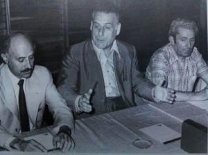 Trevijano, Calvo Serer, Marcelino Camacho (Junta Democrática)