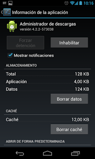 Administrador de Descargas Android Administrador de Descargas Android error google.process.gapps play store
