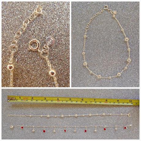 Segundo pedido a Bijoutería: tobilleras de plata (preciosas y sin picores) Segundo pedido a Bijoutería: tobilleras de plata (preciosas y sin picores)