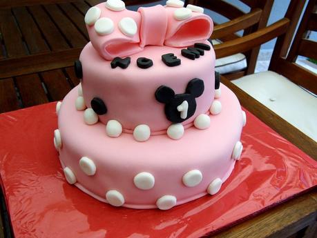 TARTAS FONDAN MINNIE MOUSSE Y TARTA REGALO