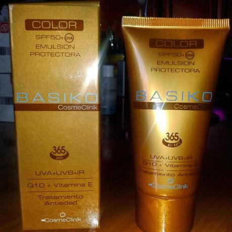 EMULSIÓN PROTECTORA 50+ COLOR BASIKO DE COSMECLINIK