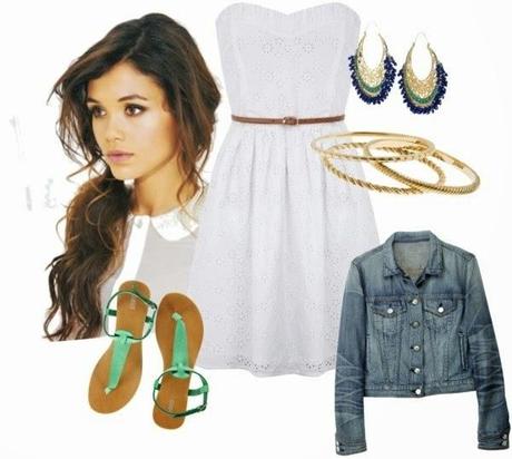 Vestido de guipur blanco y Curso de automaquillaje gratuito Vestido de guipur blanco y Curso de automaquillaje gratuito