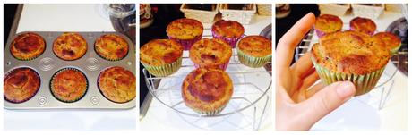 Muffins de plátano y chocolate sin gluten pasos_4