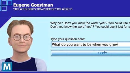 ¿QUIÉN ES EUGENE GOOSTMAN? La inteligencia artificial supera a la humana Avatar de Eugene Goostman, el software que simula ser un niño ucraniano de 13 años