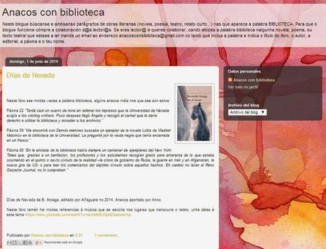 Anacos con biblioteca Anacos con biblioteca