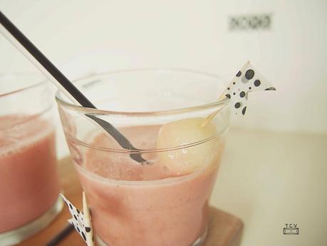 Smoothie de melón y fresas Smoothie de melón y fresas