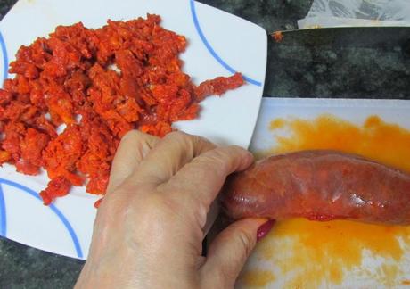 MAFALDA CON CHORIZO GRATINADAS MAFALDA CON CHORIZO GRATINADAS