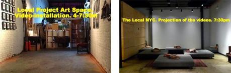 Under the Subway Video Art Night - Fourth edition 2014, and Ausín Sáinz in New York City.
