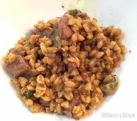 Setmana Bio: Showcooking con SlowFood Km 0 Espelta petita amb ovella Ripollesa* de Cal Pauet Slow food deu mans_