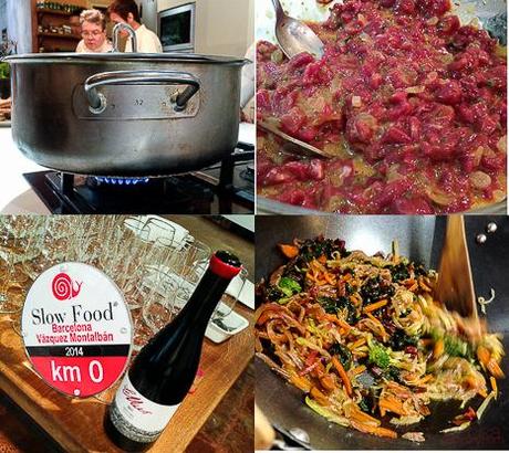 Setmana Bio: Showcooking con SlowFood Km 0 Preparación slowfood