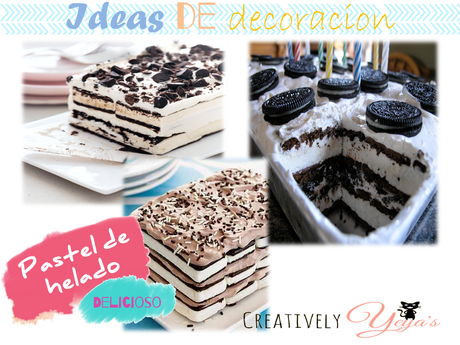 Pastel de Helado y una pizca de amor. Pastel de Helado y una pizca de amor.