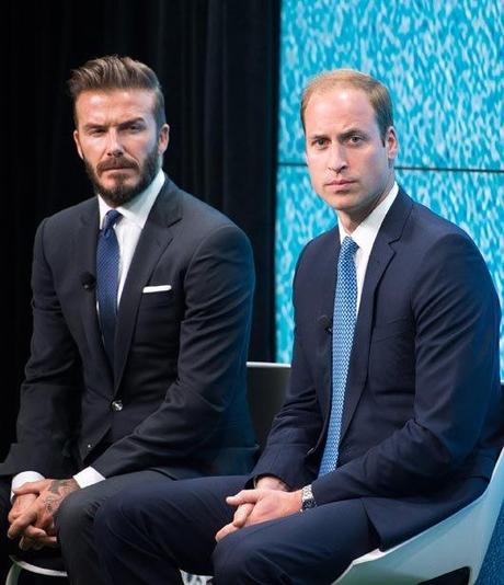 El príncipe Guillermo y David Beckham ¿De qué lado estás?