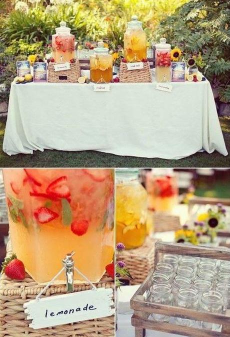 Bodas en verano: ¡Pon una barra libre de limonada ! Bodas en verano: ¡Pon una barra libre de limonada !