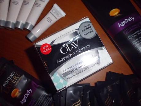 Próxima a ti, Olay Regenerist Luminous y Age Defy de Pantene cremas olay