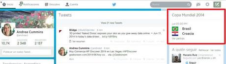 Twitter se suma al #Mundial2014 con eventos programados en la página principal mundial2014