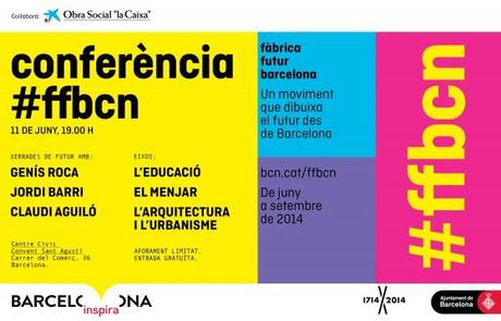 Hoy, estreno offline de #ffbcn, una fábrica de ideas para el futuro. ffbcn_invitación