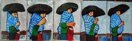 Pintando obras de los grandes artistas