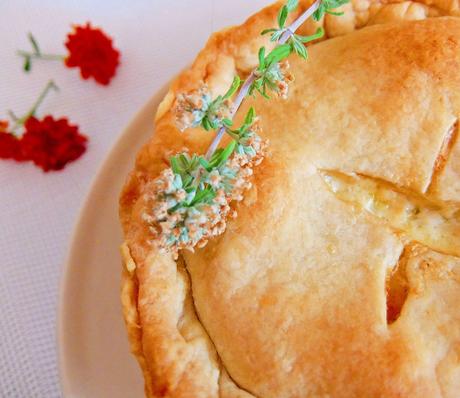 Chicken and Leek Pie (Pastel de pollo) inglés DSCF1953