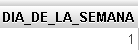 WEEKDAY ejemplo 1 WEEKDAY ejemplo 1