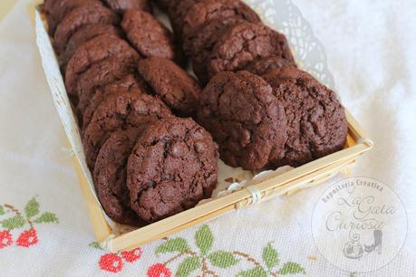 GALLETAS DOBLE CHOCOLATE CON PEPITAS DE CHOCOLATE GALLETAS DOBLE CHOCOLATE CON PEPITAS DE CHOCOLATE