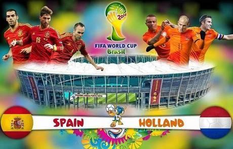Partido España vs Holanda - Grupo B Mundial 2014 Partido España vs Holanda - Grupo B Mundial 2014