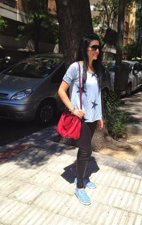 Camiseta de estrelllas azul bebé Camiseta de estrelllas azul bebé