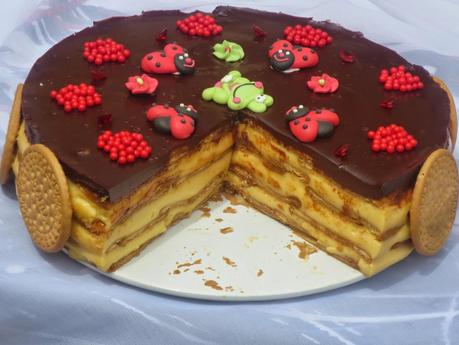 Tarta de galletas y flan Ana Sevilla con Thermomix Tarta de galletas y flan Ana Sevilla con Thermomix