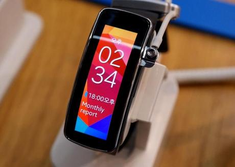 Wearables de Samsung Samsung Gear Fit vertical