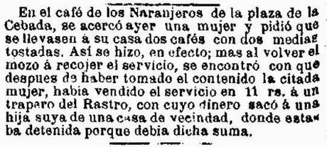 Los cafés madrileños en la obra de Galdós. CAPÍTULO II Los cafés madrileños en la obra de Galdós. CAPÍTULO II