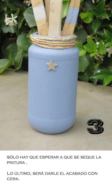 Un DIY ( de tarros de aceitunas) tarrosdiy5