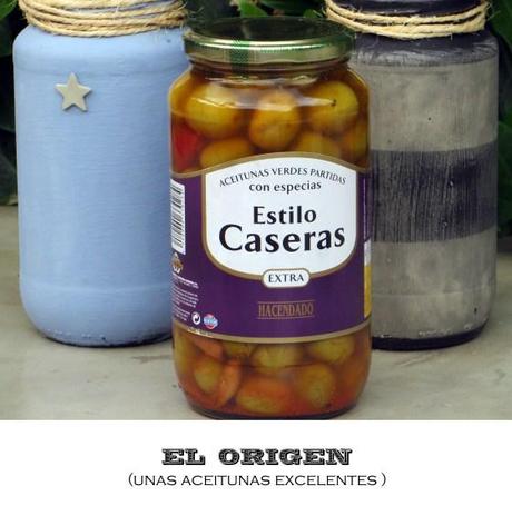Un DIY ( de tarros de aceitunas) origen
