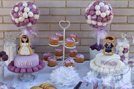 UNA, DOS, TRES MESAS DULCES EN UNA (MESA DULCE LILA) UNA, DOS, TRES MESAS DULCES EN UNA (MESA DULCE LILA)