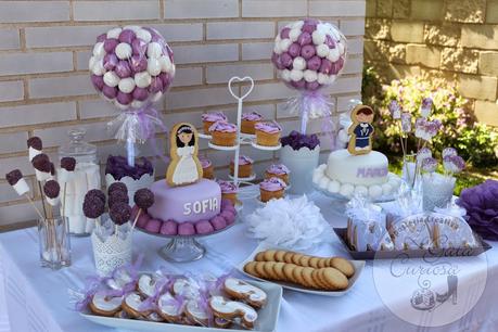 UNA, DOS, TRES MESAS DULCES EN UNA (MESA DULCE LILA) UNA, DOS, TRES MESAS DULCES EN UNA (MESA DULCE LILA)