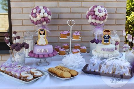 UNA, DOS, TRES MESAS DULCES EN UNA (MESA DULCE LILA) UNA, DOS, TRES MESAS DULCES EN UNA (MESA DULCE LILA)