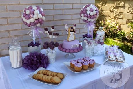 UNA, DOS, TRES MESAS DULCES EN UNA (MESA DULCE LILA) UNA, DOS, TRES MESAS DULCES EN UNA (MESA DULCE LILA)