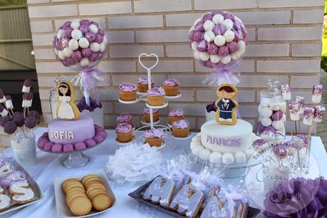 UNA, DOS, TRES MESAS DULCES EN UNA (MESA DULCE LILA) UNA, DOS, TRES MESAS DULCES EN UNA (MESA DULCE LILA)