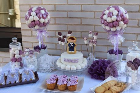 UNA, DOS, TRES MESAS DULCES EN UNA (MESA DULCE LILA) UNA, DOS, TRES MESAS DULCES EN UNA (MESA DULCE LILA)