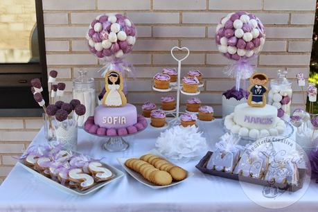 UNA, DOS, TRES MESAS DULCES EN UNA (MESA DULCE LILA) UNA, DOS, TRES MESAS DULCES EN UNA (MESA DULCE LILA)