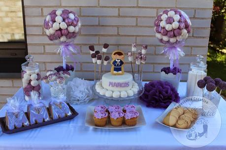 UNA, DOS, TRES MESAS DULCES EN UNA (MESA DULCE LILA) UNA, DOS, TRES MESAS DULCES EN UNA (MESA DULCE LILA)