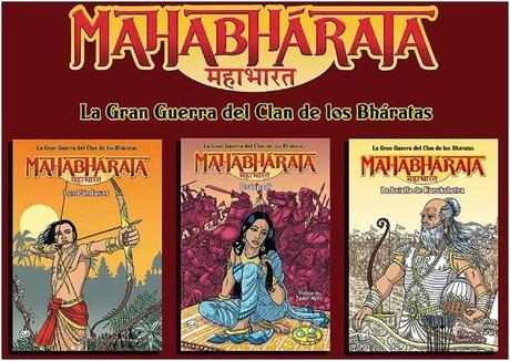 Critiquita 415: Mahabháratha nº 1-3, Gol, José J. Olañeta, Editor e Indica books 2011-2104
