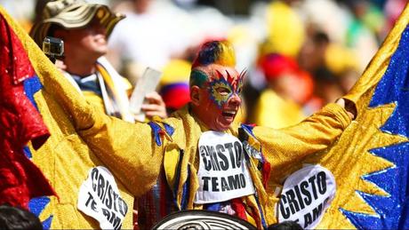 Copa Mundial de la FIFA Brasil 2014 hincha colombiano Las mejores fotografías de la Copa Mundial de la FIFA Brasil 2014   Parte 1
