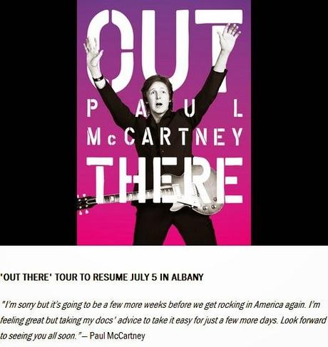 OUT THERE TOUR 2014 - REGRESA A EE.UU. EN JULIO (Fechas reprogramadas) OUT THERE TOUR 2014 - REGRESA A EE.UU. EN JULIO (Fechas reprogramadas)