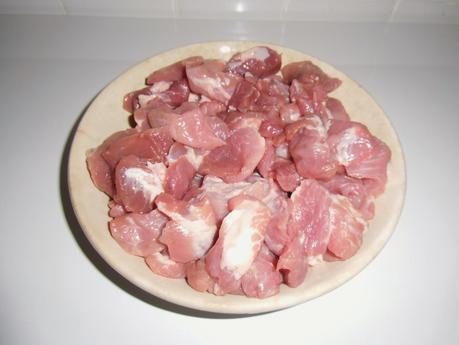 Carne en salsa de almendras Carne en salsa de almendras