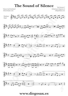 The Sound of Silence de Simon y Garfunkel partitura Fácil El sonido del silencio música de pop - rock Tubepartitura The Sound of Silence de Simon y Garfunkel partitura Fácil El sonido del silencio música de pop - rock