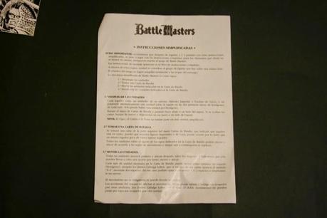 Instrucciones simplificadas de Battle Master