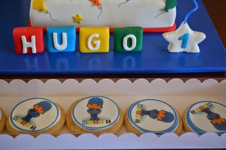 Tarta de Cumpleaños de Pocoyó para Hugo♥ por Pedacitos de Azúcar