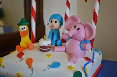Tarta de Cumpleaños de Pocoyó para Hugo♥ por Pedacitos de Azúcar