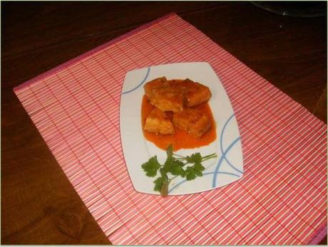 TORTILLA DE PATATAS EN SALSA