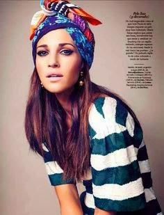 Moda: Turbantes y Cropped Top Moda: Turbantes y Cropped Top