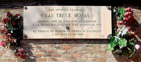 Las flores arrancadas, las Trece Rosas († 1939) Las flores arrancadas, las Trece Rosas († 1939)